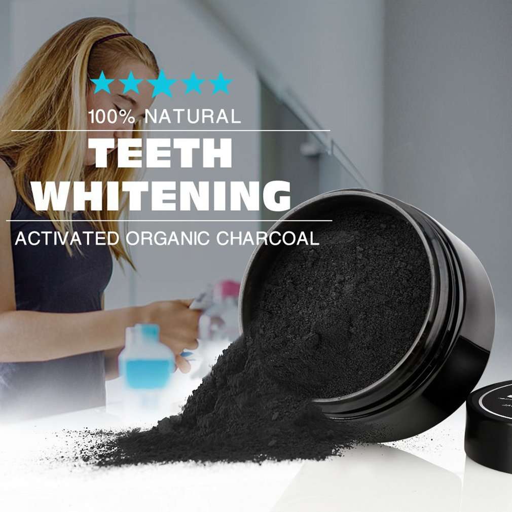 30g 100% Natural Teeth Whitening Activated Organic Charcoal Powder