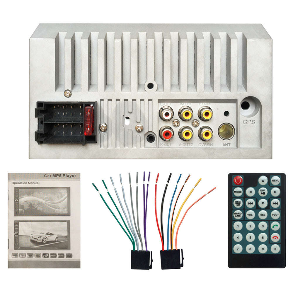 High Quality 7023B Auto Car Double Din Car DVD Player 7 Inch Touch Screen Media Radio Bluetooth P...