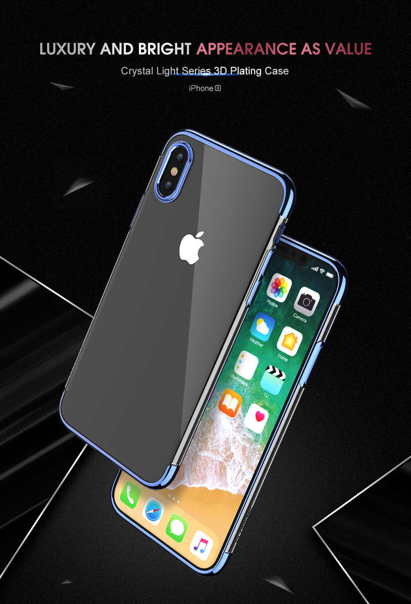 FLOVEME Phone Case For iPhone X 7 8 6 6s - Grace Black / China / For iPhone X