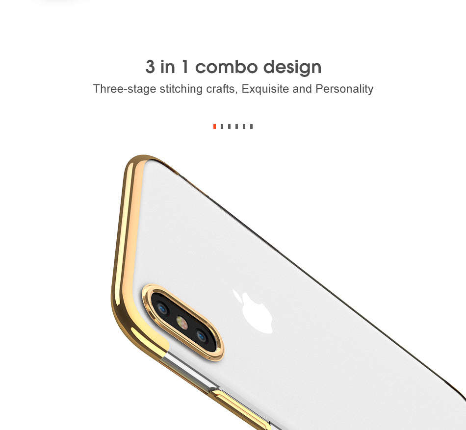 FLOVEME Phone Case For iPhone X 7 8 6 6s - Grace Black / China / For iPhone X