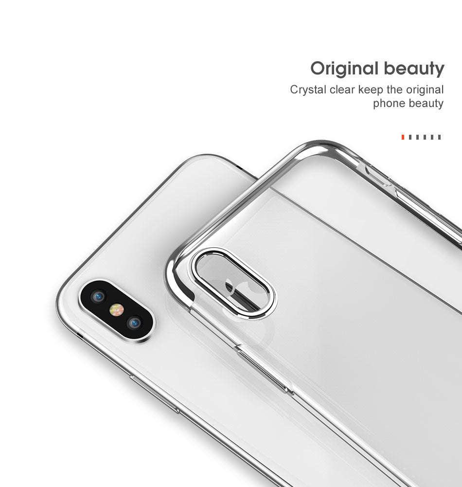 FLOVEME Phone Case For iPhone X 7 8 6 6s - Grace Black / China / For iPhone X