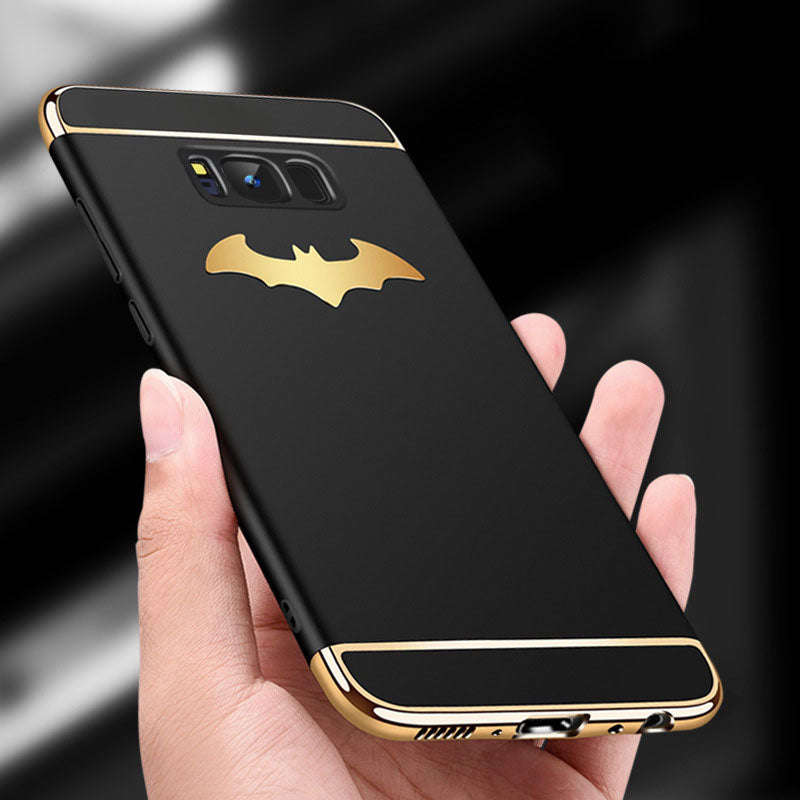3 in 1 Plating Batman Shockproof Phone Cases For Samsung Galaxy Note ... - Gold / For Samsung Note 8