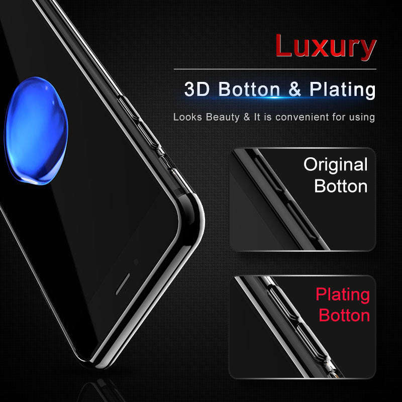 FLOVEME Phone Case For iPhone X 7 8 6 6s - Grace Black / China / For iPhone X