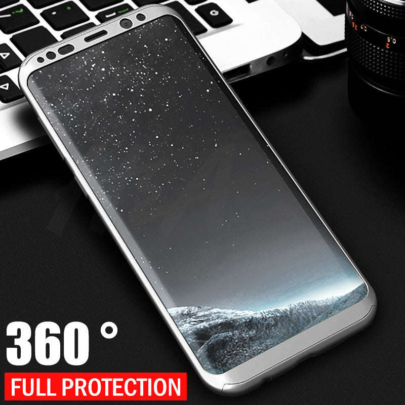 360 Degree Full Cover Phone Case For Samsung S8 Plus Note 8 S7 Edge S7 - Red / For Samsung S7 Edge