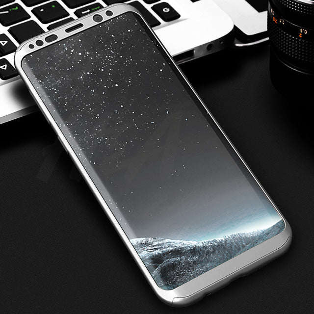 360 Degree Full Cover Phone Case For Samsung S8 Plus Note 8 S7 Edge S7 - Red / For Samsung S7 Edge