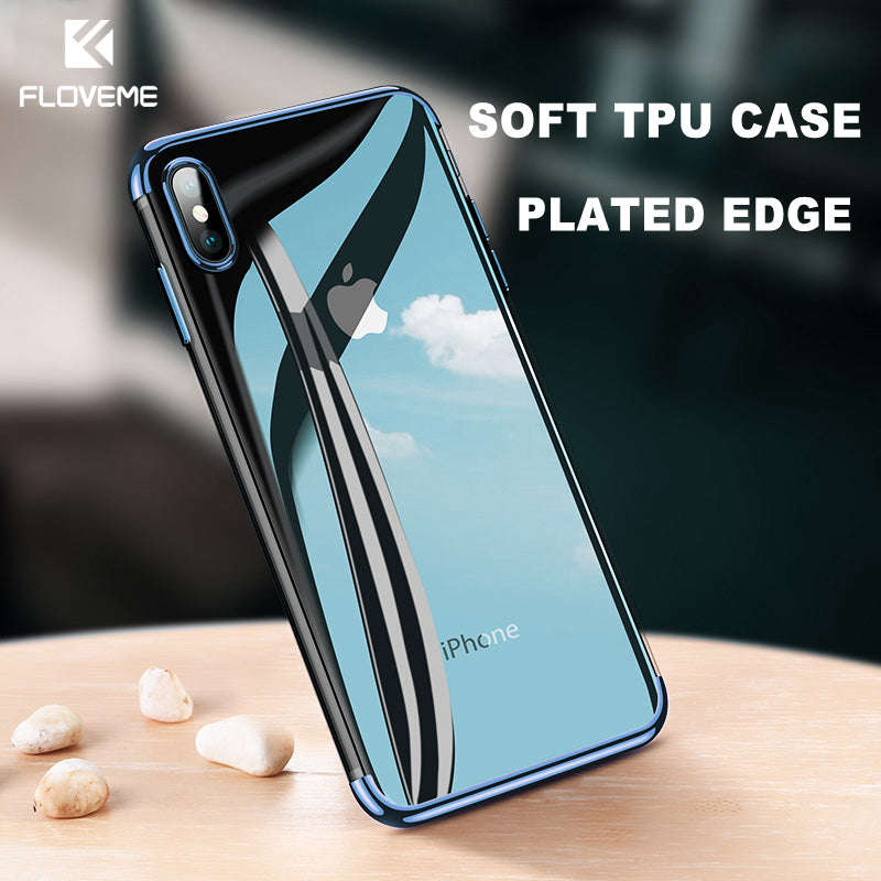 FLOVEME Phone Case For iPhone X 7 8 6 6s - Grace Black / China / For iPhone X