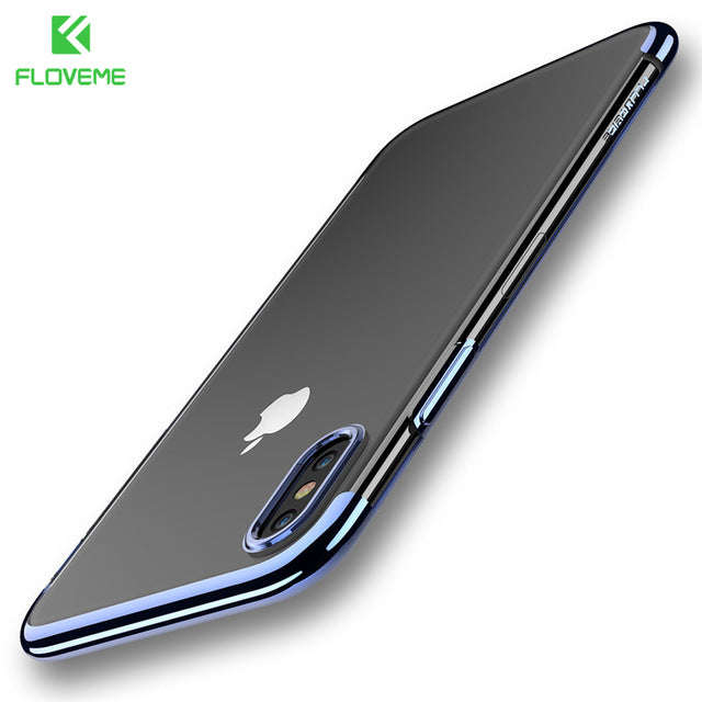 FLOVEME Phone Case For iPhone X 7 8 6 6s - Grace Black / China / For iPhone X