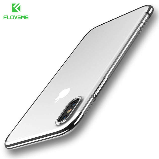 FLOVEME Phone Case For iPhone X 7 8 6 6s - Grace Black / China / For iPhone X