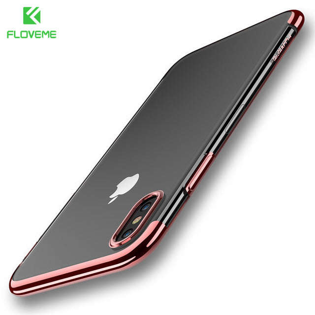 FLOVEME Phone Case For iPhone X 7 8 6 6s - Grace Black / China / For iPhone X