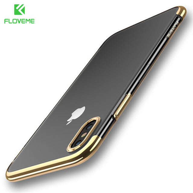 FLOVEME Phone Case For iPhone X 7 8 6 6s - Grace Black / China / For iPhone X