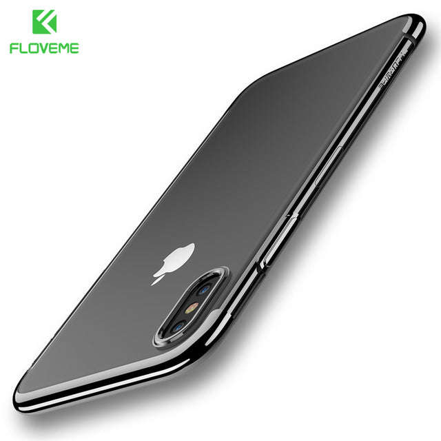 FLOVEME Phone Case For iPhone X 7 8 6 6s - Grace Black / China / For iPhone X