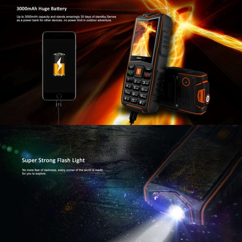 VKWorld New Stone V3 GSM Cell Phone (Blue)