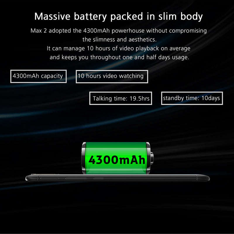 Uhans Max 2 Android Phone (Black)