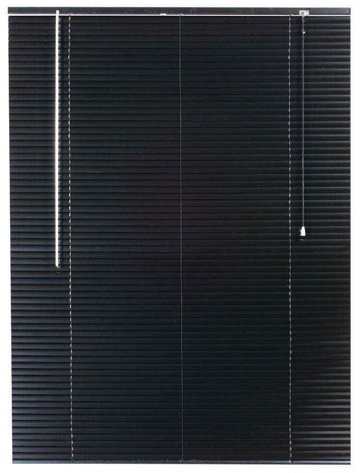 25MM ALUMINIUM VENETIAN BLIND BLACK - 1200 X 2200