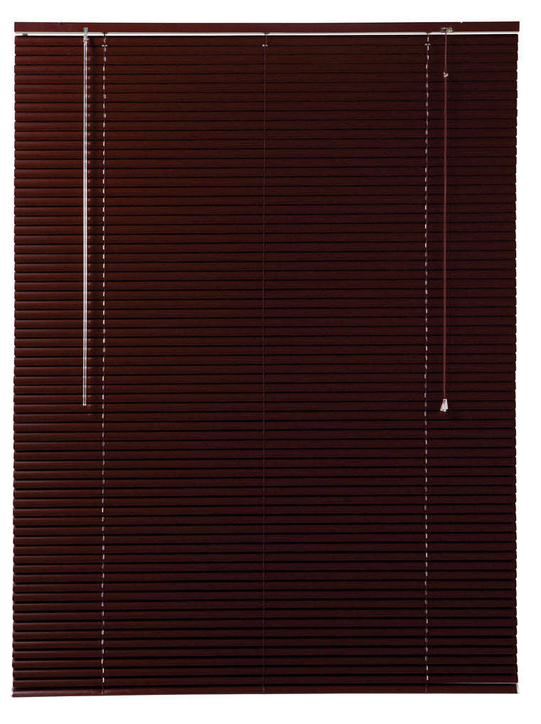 25MM ALUMINIUM VENETIAN BLIND MAHOGANY - 1000 X 2200