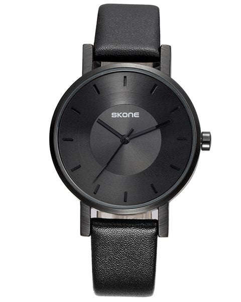 Skone Lancaster Ladies Black Watch with Black Strap