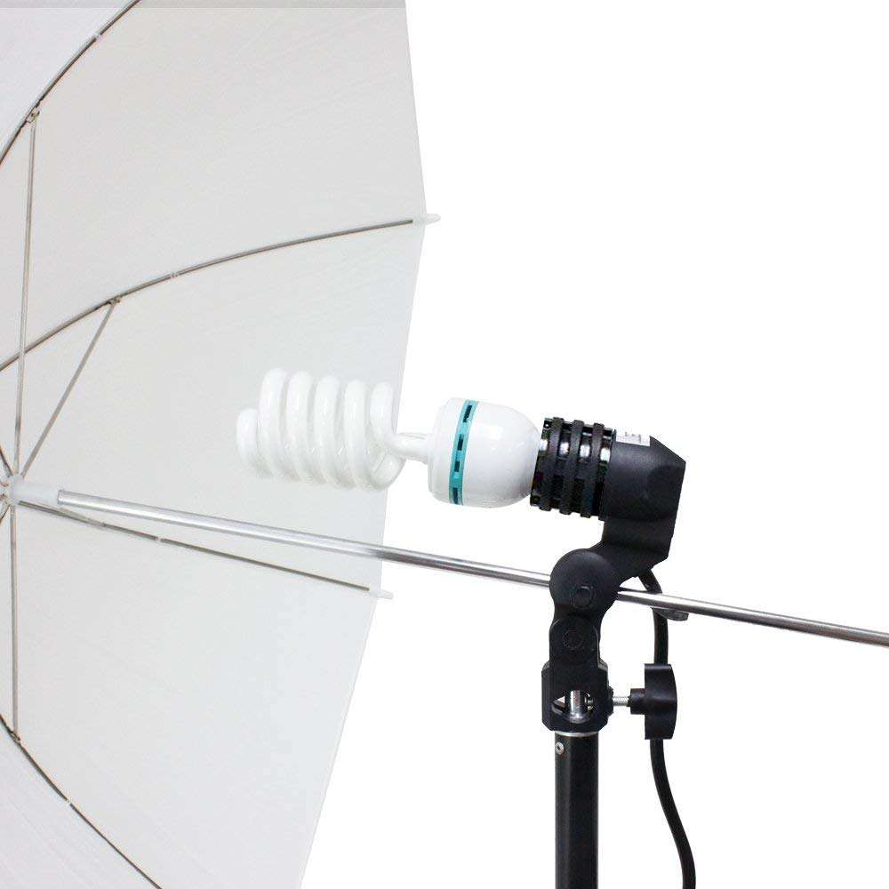 LimoStudio Photography Video Portrait Studio Daylight Umbrella Continuous Lighting Kit with Energ...