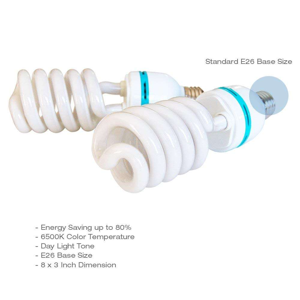 LimoStudio Photography Video Portrait Studio Daylight Umbrella Continuous Lighting Kit with Energ...