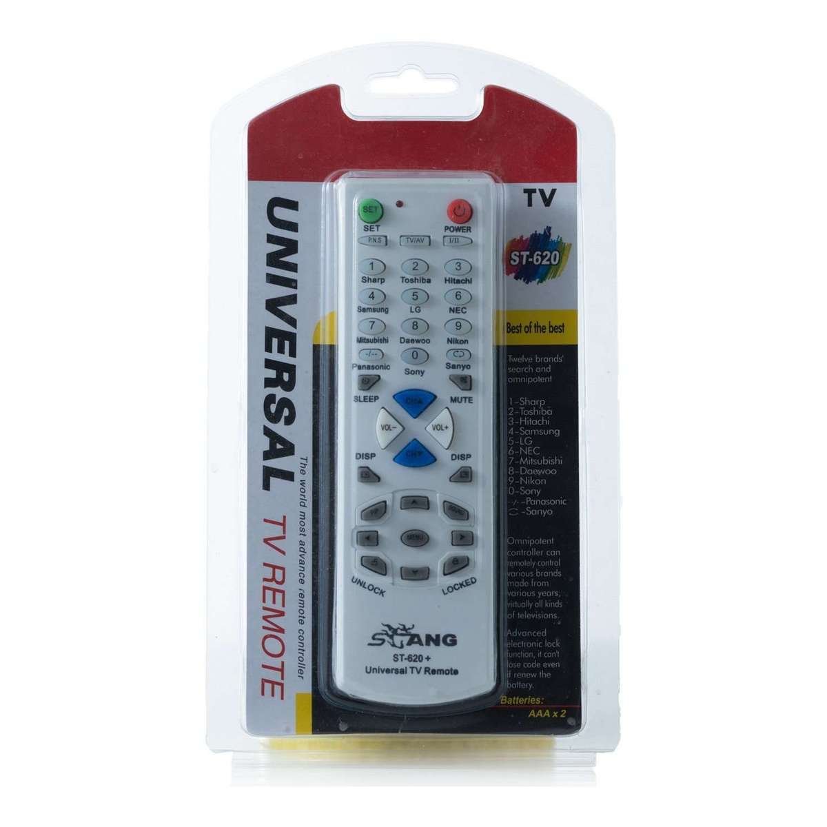Universal Remote Control For CRT TV 620