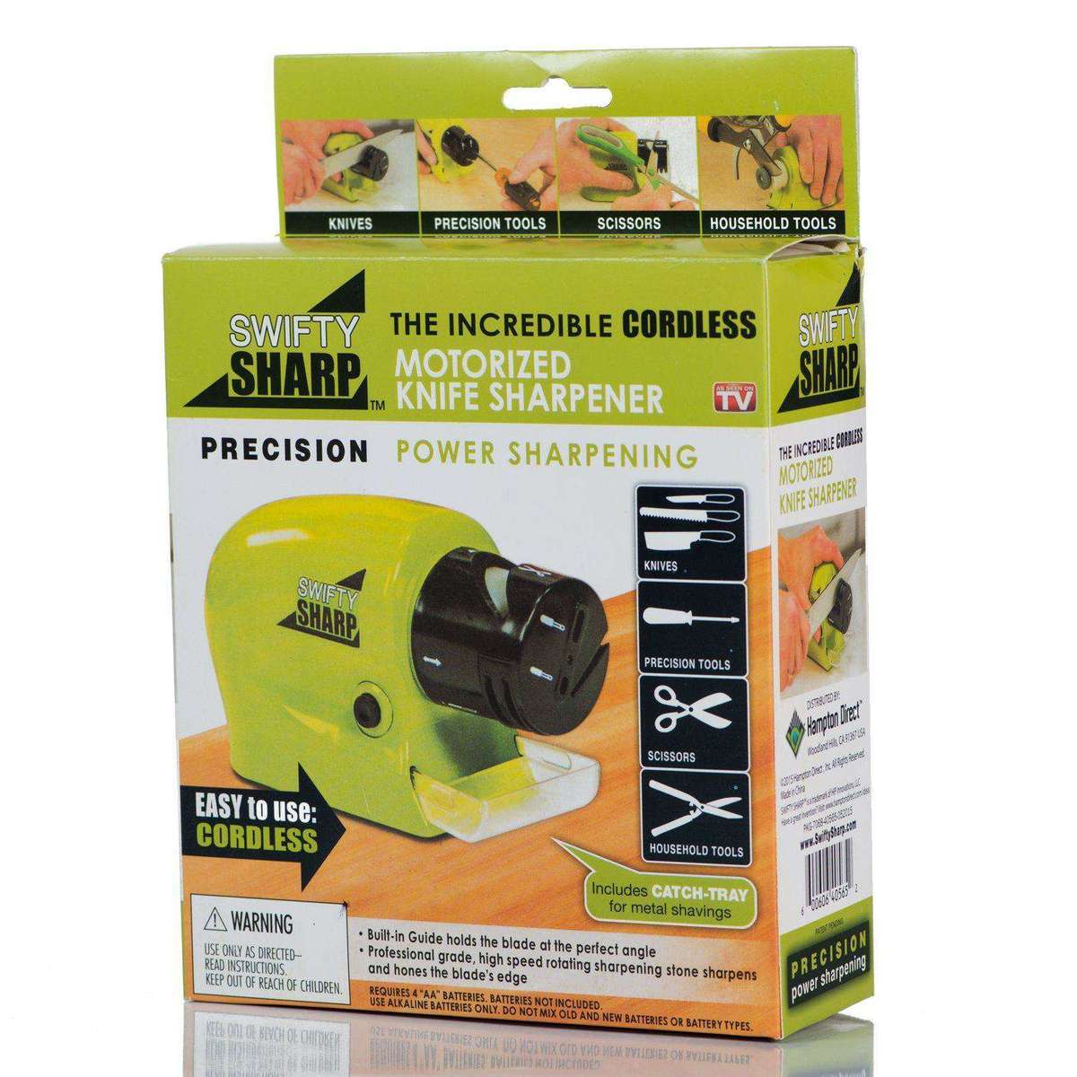 The Incredible Cordless Motorized Knife Sharpener