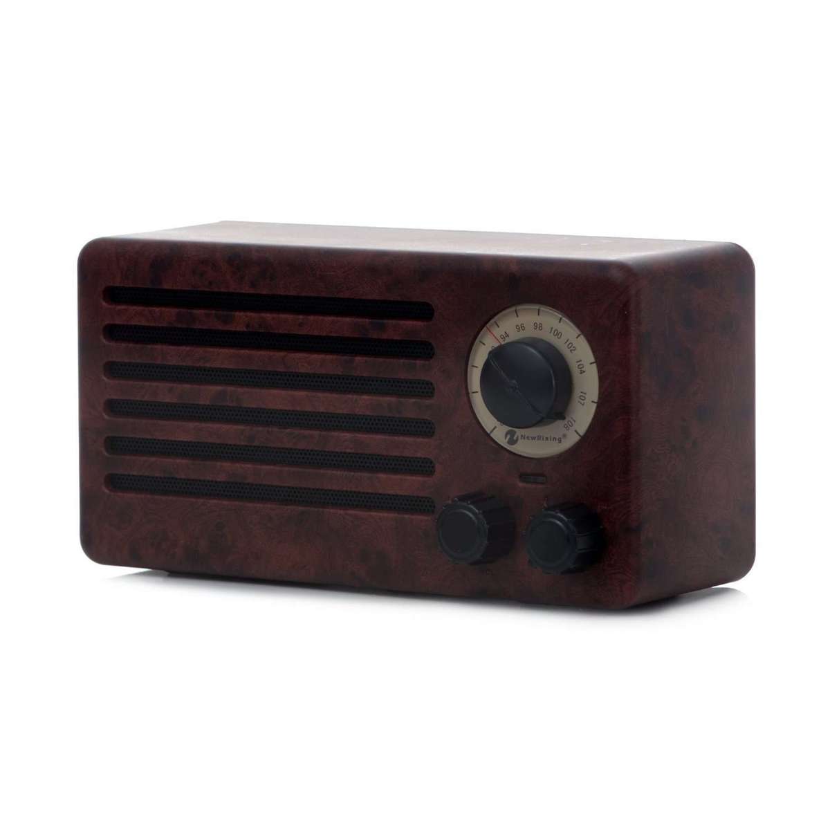 Retro FM Radio Bluetooth Speaker NR-3013 - Walnut