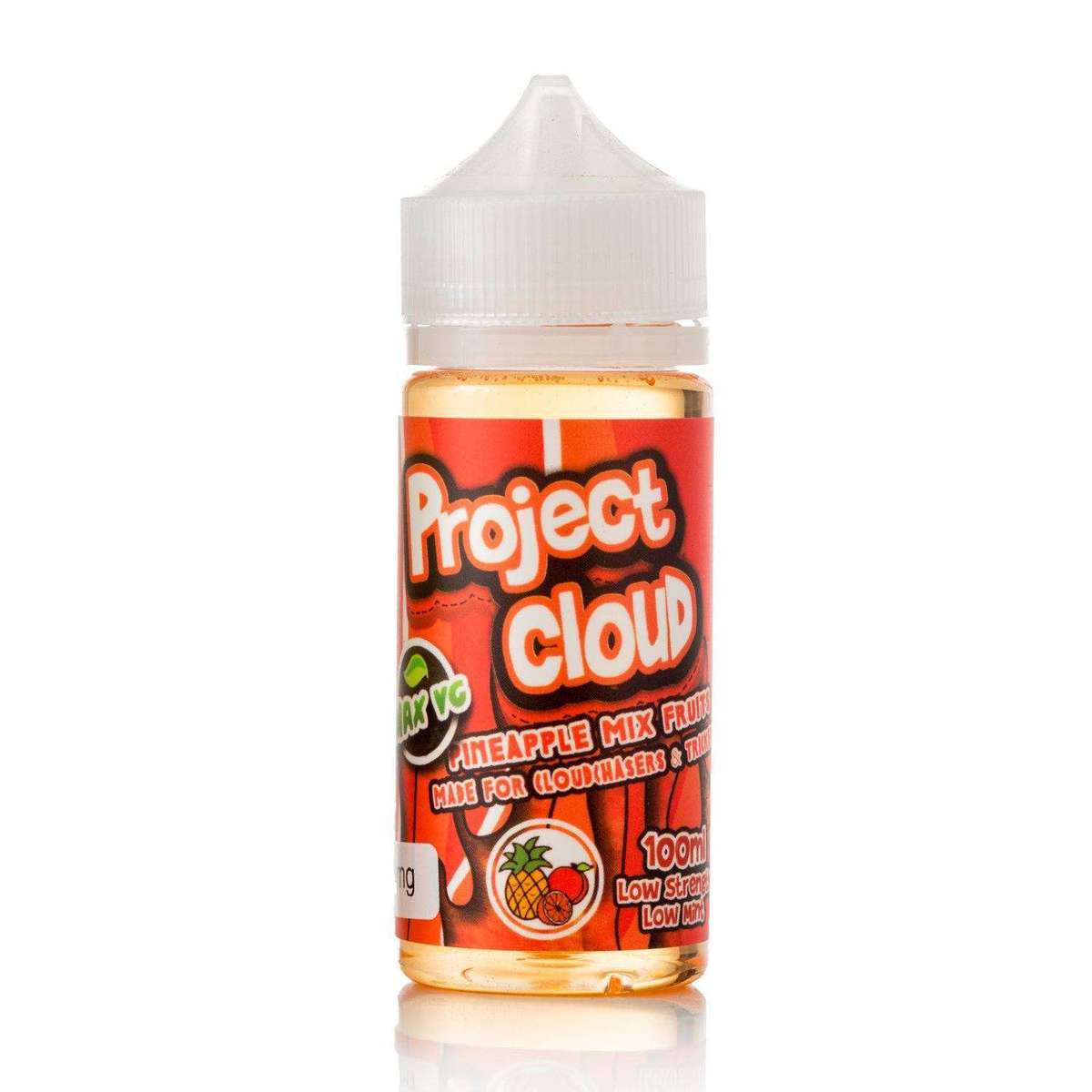 Vape Juice Just Project Cloud 100ML - Pineapple Mix Fruits 0MG