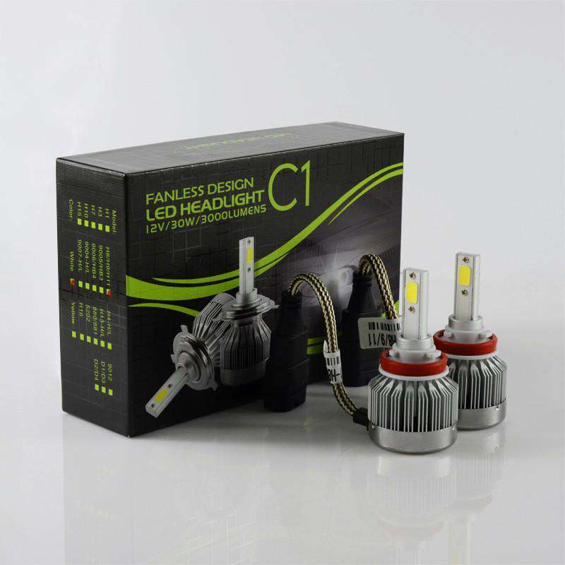 Car Led Headlight Kit 2 PCs C1 - 9006