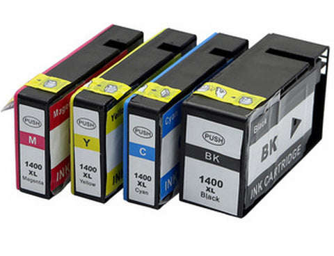 Compatible Canon 1400XL PG-1400 Combo Pack. All colors