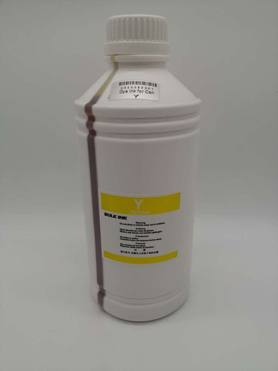 Refill ink 1 Litre Yellow - Compatible with Canon