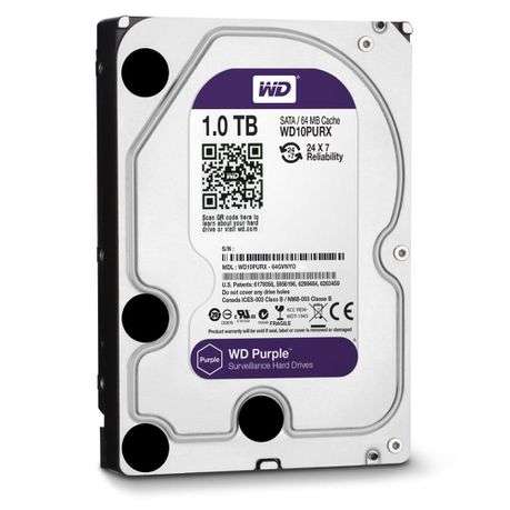 WD 1TB Purple Surveillance HDD