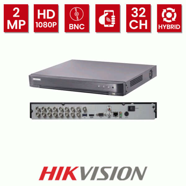Hikvision 4MP 32 Channel Turbo HD DVR - DS-7232HQHI-K2