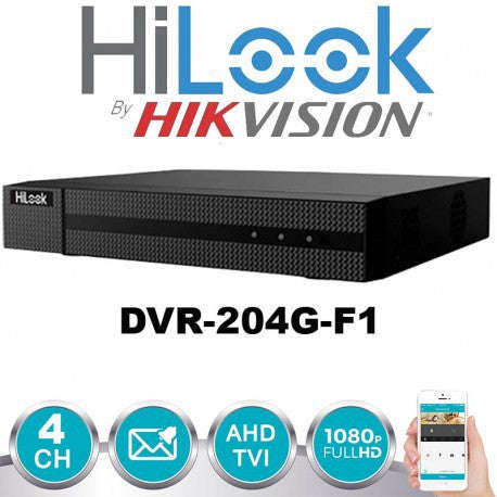 Hilook 4 Channel DVR - DVR-204G-F1