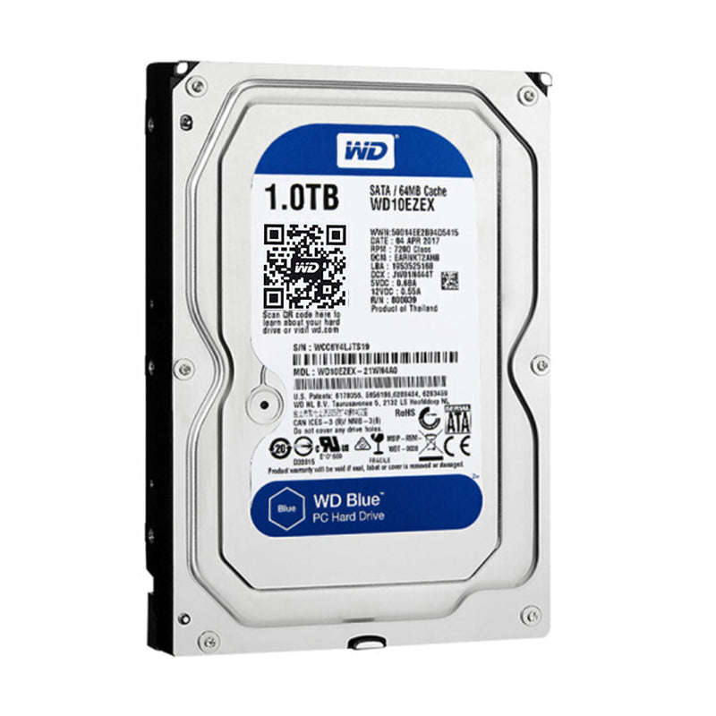 WD Blue 1TB 3.5" SATA Hard Drive for PC