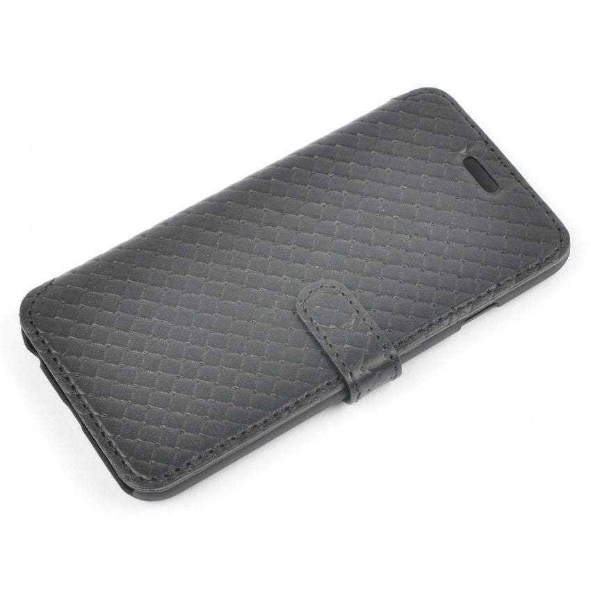 Book Case Tellur for Samsung S8 Plus Cross Leather Black - Black / TLL119344