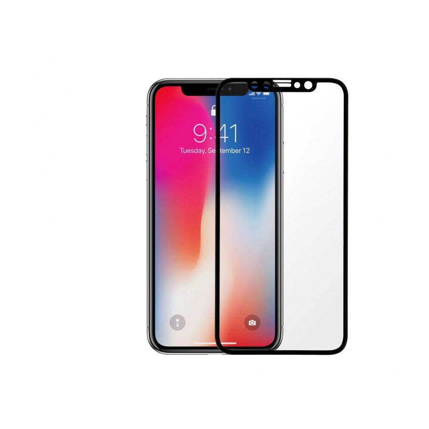 Tellur Tempered Glass 3D for iPhone X / XS- Black - Black / TLL145255