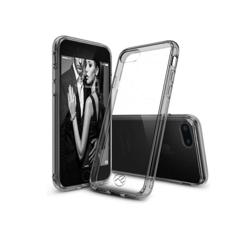 Tellur Hybrid case iPhone for 8 Plus- Grey - Grey / TLL121962