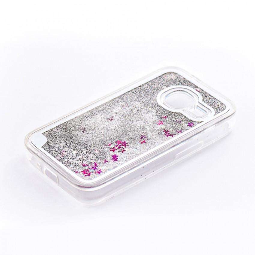 Tellur Hard Case Cover Glitter for Samsung J1 Mini, White - White / TLL122331