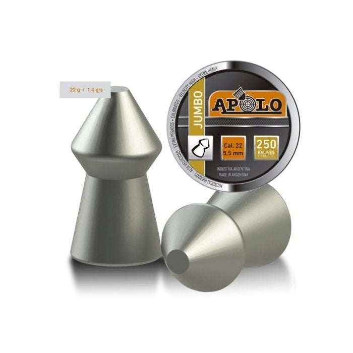 APOLO 5.5MM JUMBO PELLETS 1.40GR- 250'S