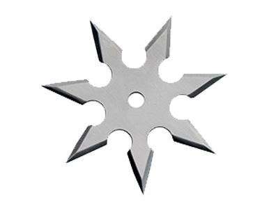 SHURIKEN 7 BLADE THROWING STAR WITH POUCH