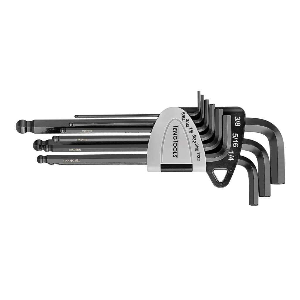 TengTools - Ball Point Hex Key Set CR-MO AF 9 Pieces - 1499AF