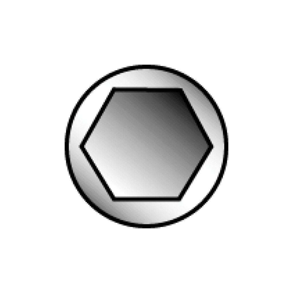 3PC 1/4inch Hex Drive 5MM Hex Bit 25MM Long
