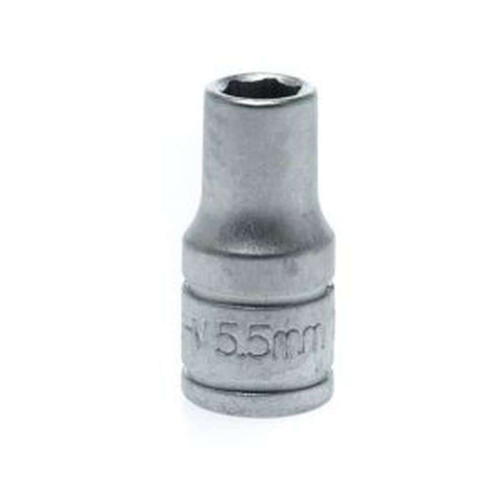 TengTools - 1/4inch Socket 6 pt Metric 5.5mm - M1405055-C