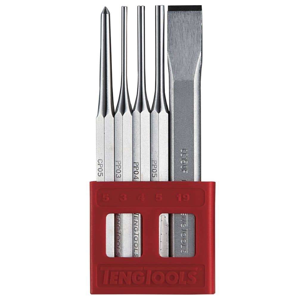 TengTools - Punch & Chisel Set 5 Pieces - PCX05