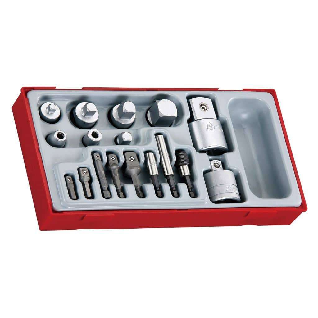 TengTools - Socket Adaptor Set TT1 17 Pieces - TTADP17