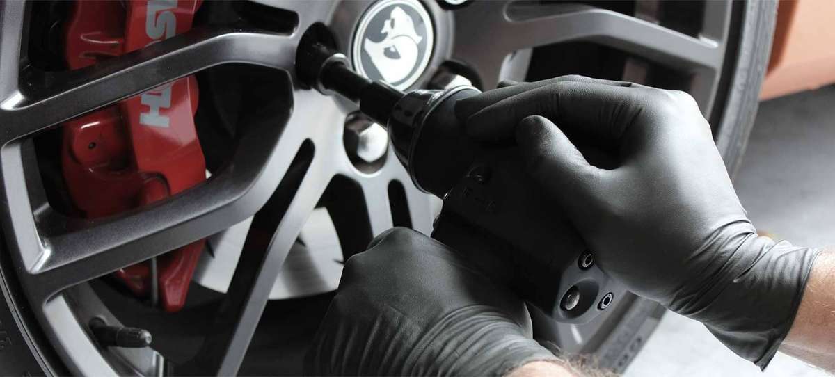 Tuff Glove - Heavy Duty Disposable Powder Free Nitrile Gloves - Pack of Fifty Gloves / 25 Pairs