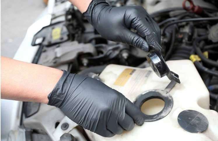 Tuff Glove - Heavy Duty Disposable Powder Free Nitrile Gloves - Pack of Fifty Gloves / 25 Pairs