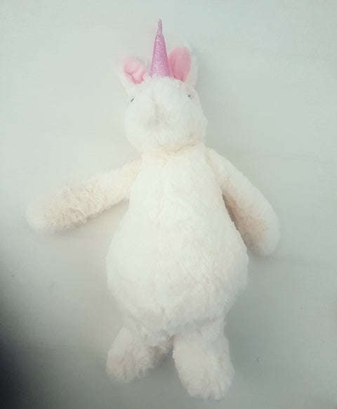 Large Fluffy Plush Unicorn  WHITE