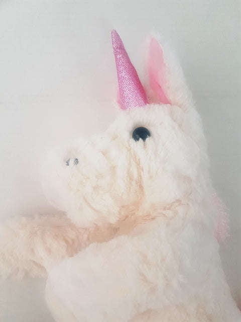 Large Fluffy Plush Unicorn  WHITE