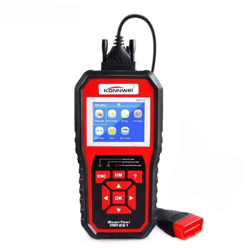 KW850 OBD II Scan Tool Check Engine Auto Car Code Reader EOBD Diagnostic Scanner