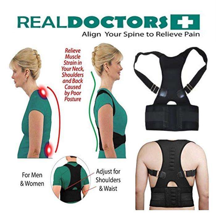 REAL DOCTORS POSTURE SUPPORT BRACE